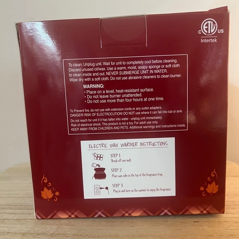NEW Pumpkin Electric Wax Warmer